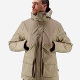 Three-Stroke Fortis Parka Jacket - Beige