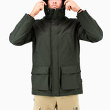Three-Stroke Fortis Parka Jacket - Forest Green