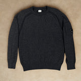 C.P. Company Fleece Knit Crewneck Sweater - Dark Shadow