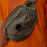 C.P. Company Nylon B Lens Crossbody Pack - Gunmetal
