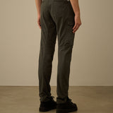 C.P. Company Stretch Sateen Ergonomic Cargo Pants - Dark Shadow