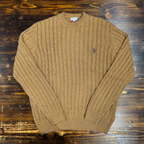 U.S. Polo Assn. Maglia Girocollo a Treccia in Cotone e Cashmere - Beige