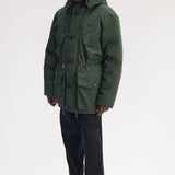 Fred Perry Patch Pocket Puffer Jacket - Court Green