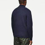Weekend Offender Castillos Wool Sweater - Navy