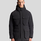 Lyle & Scott Tactical Wadded Parka - Jet Black