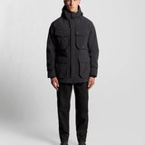 Lyle & Scott Tactical Wadded Parka - Jet Black