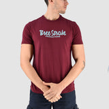 Three-Stroke The Classic T-Shirt - Burgundy