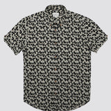 Ben Sherman Linear Print Shirt - Black