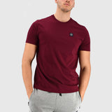 Three-Stroke Minimum T-Shirt - Burgundy