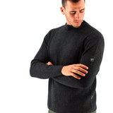 Three-Stroke Fraser Wool Jumper - Graphite