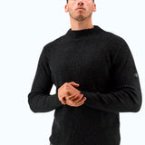 Three-Stroke Fraser Wool Jumper - Graphite