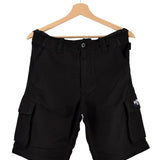 Three-Stroke Combat Shorts - Black