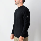 Three-Stroke Denny Crew Neck Jumper - Black