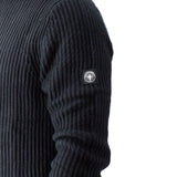 Three-Stroke Denny Crew Neck Jumper - Black