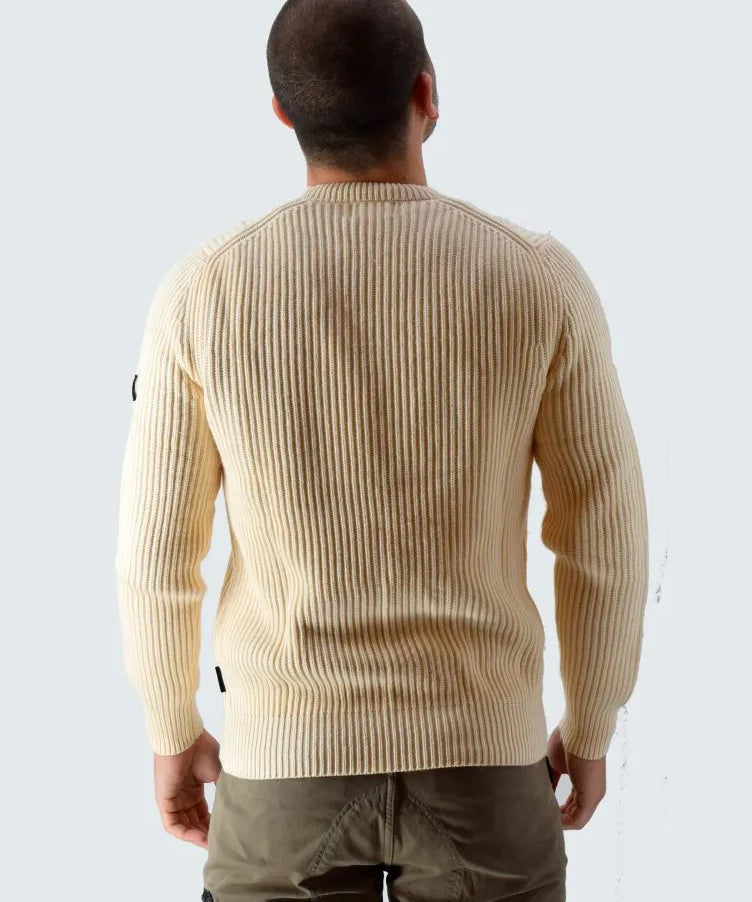 Three-Stroke Denny Jumper - Cream