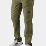 Three-Stroke Avant-Garde Combat Trousers - Olive