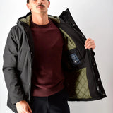Three-Stroke Fortis Parka - Black