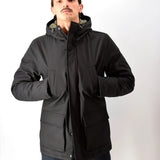 Three-Stroke Fortis Parka - Black