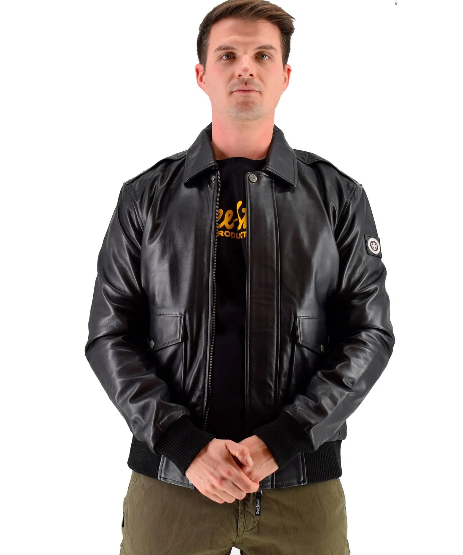 Three-Stroke Flight Armor Jacket - Black