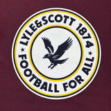 Lyle & Scott Football for All T-Shirt - Burgundy