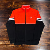 Sergio Tacchini Orion Track Top - Tangerine Tango/Black