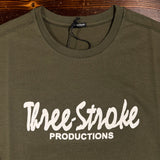 Three-Stroke The Classic T-Shirt - Moss Green