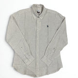 U.S. Polo Assn. Slim Fit Linen Shirt - Ivory