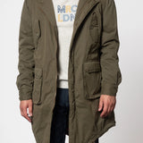 Merc London Tobias Fishtail Parka - Combat Green