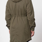 Merc London Tobias Fishtail Parka - Combat Green