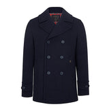 MERC London Doyle Wool Peacoat - Navy