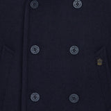 MERC London Doyle Wool Peacoat - Navy