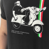 Three-Stroke Scooter Boy T-Shirt - Black