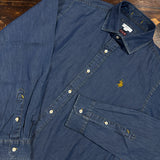 U.S. Polo Assn. Camicia in Cotone - Denim Blue