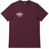 Lyle & Scott Casuals Tonal T-Shirt - Burgundy