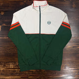Sergio Tacchini Orion Track Top - Gardenia/Eden/Tangerine Tango