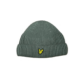Lyle & Scott Ribbed Beanie - True Olive
