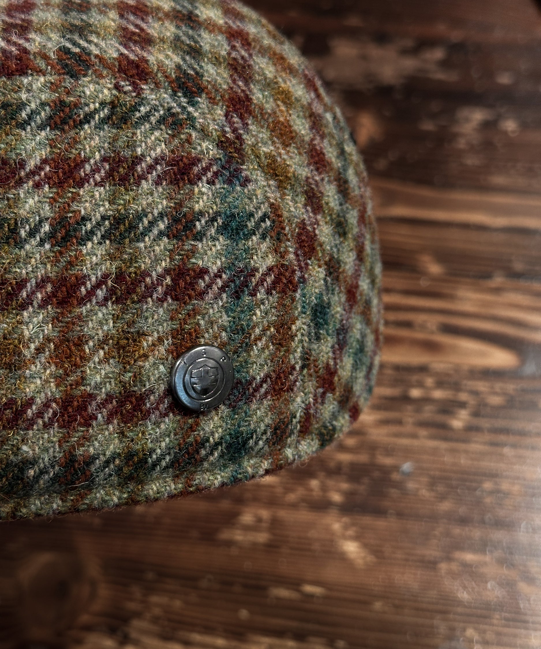 Three-Stroke Modern Cap - Check
