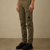 C.P. Company Stretch Sateen Ergonomic Cargo Pants - Ivy Green