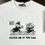 Andy Capp Catch Me If You Can T-Shirt - White