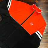 Sergio Tacchini Orion Track Top - Tangerine Tango/Black