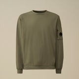 C.P. Company Light Fleece Crewneck Sweatshirt - Gunmetal