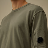C.P. Company Light Fleece Crewneck Sweatshirt - Gunmetal