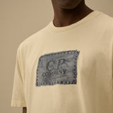 C.P. Company Jersey Short Sleeve Logo Label T-Shirt - Frozen Dew