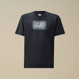 C.P. Company Jersey Short Sleeve Logo Label T-Shirt - Midnight Navy