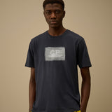 C.P. Company Jersey Short Sleeve Logo Label T-Shirt - Midnight Navy
