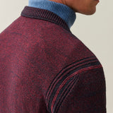 C.P. Company Fleece Knit Lens Crewneck Sweater - Andorra Red