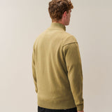 C.P. Company Lambswool Lens Half Zip Sweater - Ermine