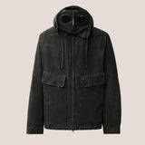 C.P. Company Twill Mixed Explorer Jacket - Black