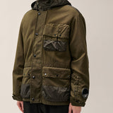 C.P. Company Wool-HT Mille Jacket - Ivy Green