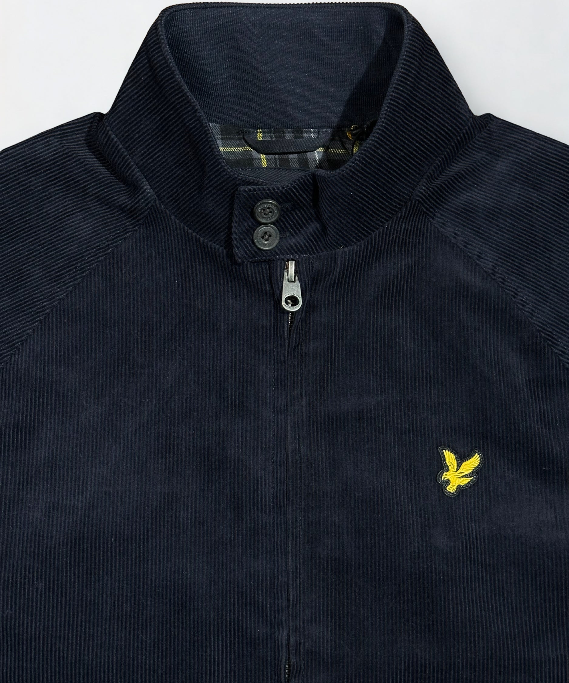 Lyle & Scott Courdoroy Harrington Jacket - Dark Navy